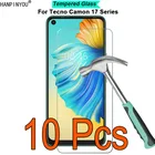 10 шт.лот для Tecno Camon 17 Pro Premier 9H твердость 2.5D Закаленное стекло пленка защита для экрана