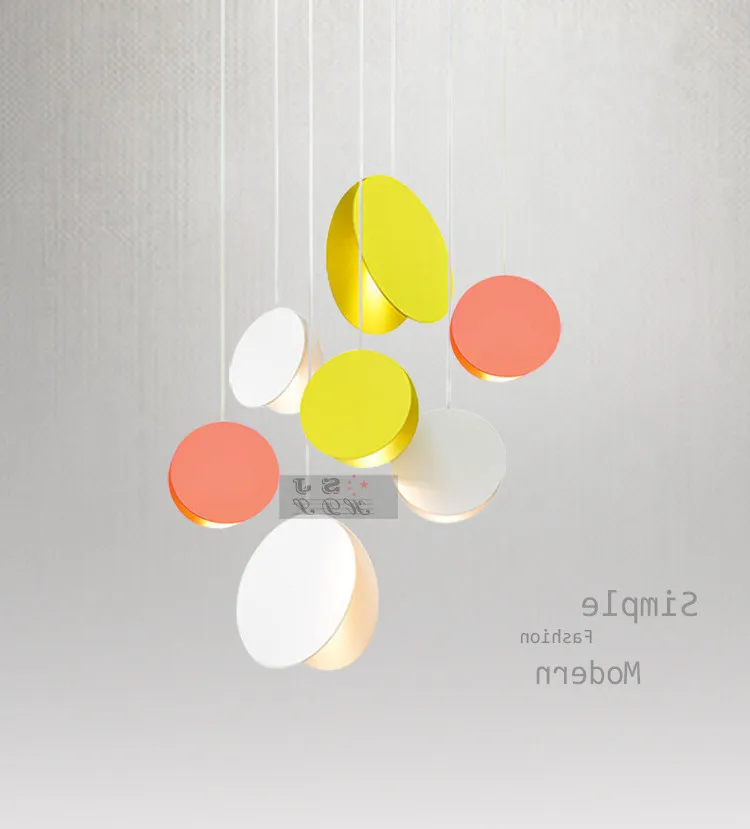 

Modern Nordic Ambit Pendant Lights Denmark Colored Macaron Aluminum Led Pendant Lamp Kitchen Restaurant Light Ceiling Fixtures