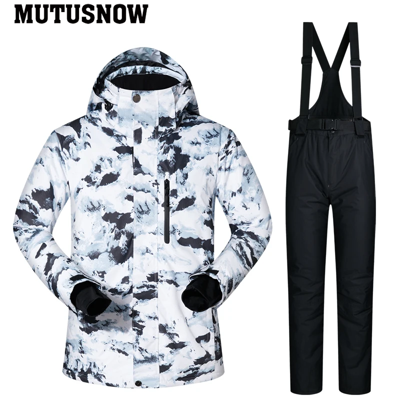 Новинка 2020 утолщенный теплый лыжный костюм для мужчин и женщин зимняя