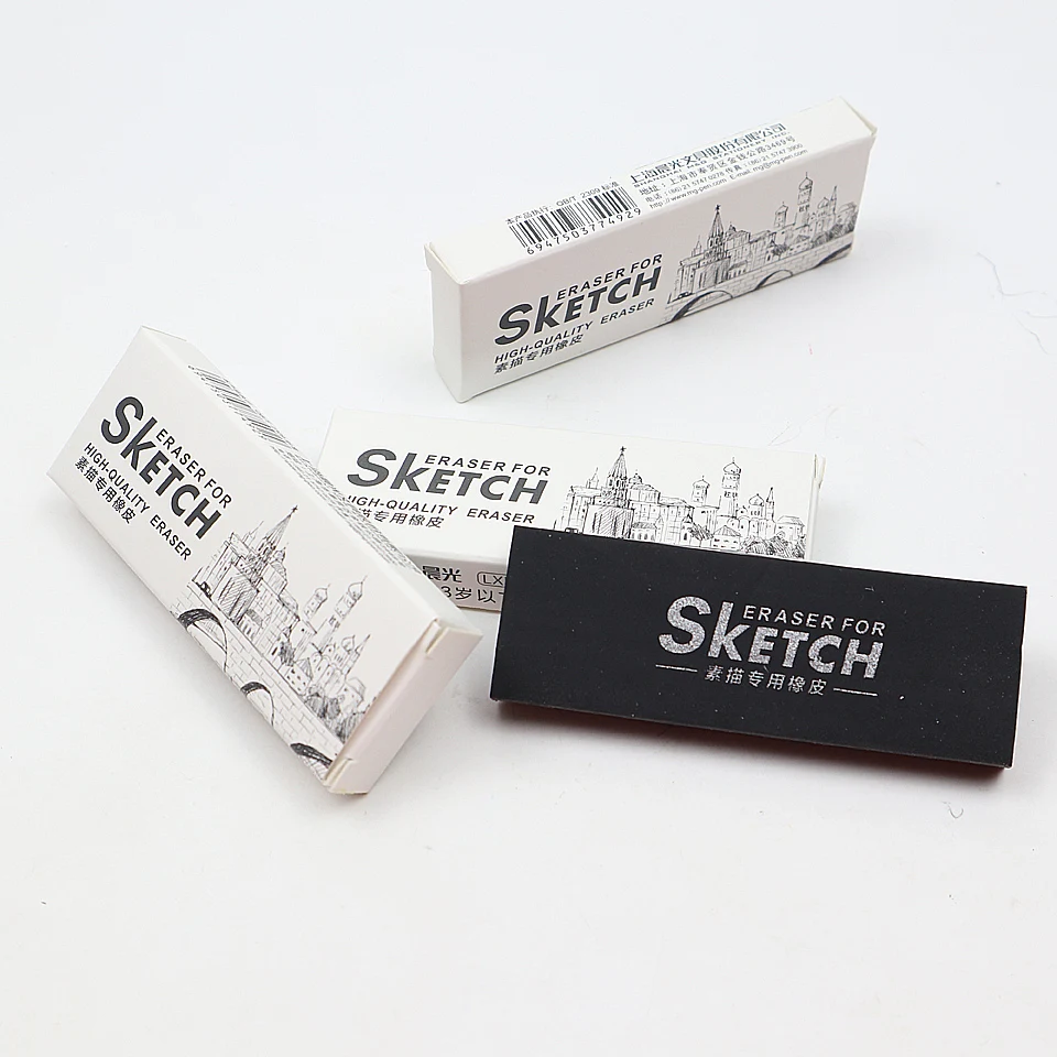 Ластик M &amp G черный Профессиональный для рисования резиновая щетка 3 шт./лот