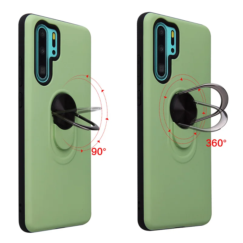 Ударопрочный чехол из ТПУ для Huawei P30 Pro Lite чехлы с кольцом пальцев задняя крышка