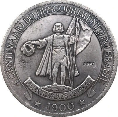 wholesale Replica 1900 Brazil 4000 Reis copy 90% coper manufacturing