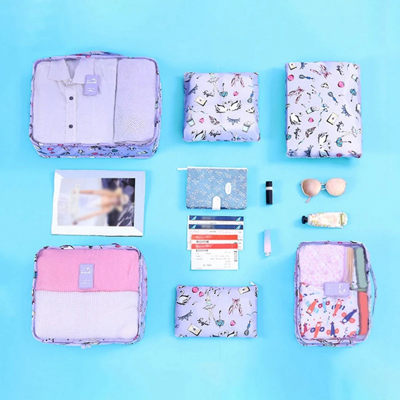 Переносная дорожная сумка для чемоданов комплект одежды вместительная хранения