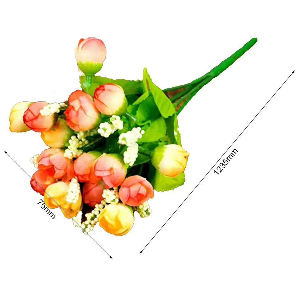 

Display Stand Floral Decor Multi-colored Artificial Flowers Rose Valentine Day Gift Box Desktop Party Decoration