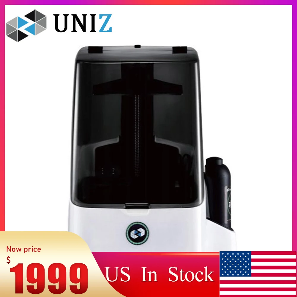 3D-принтер Uniz Slash Plus большой размер интеллектуальная печать монохроматический