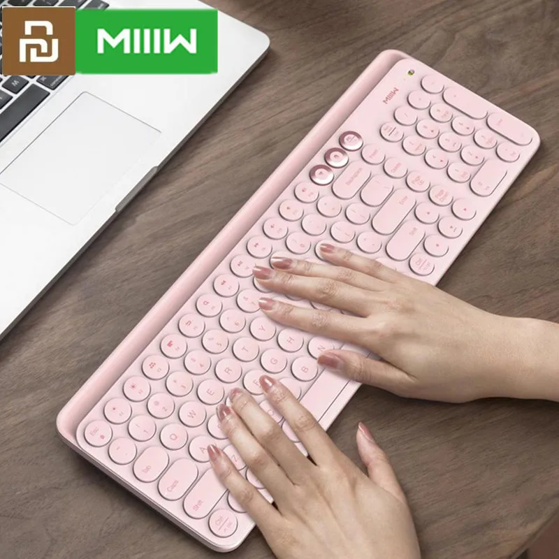 Клавиатура Xiaomi MIIW Bluetooth с двойным режимом 104 клавиши 2 4 ГГц мультисистемная