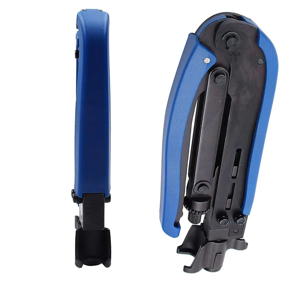 

Coaxial Cable Crimper Compression Tool Wire Crimper Plier Crimping Tool For RG59 RG6 RG11 Cable F Coaxial Connectors Cable