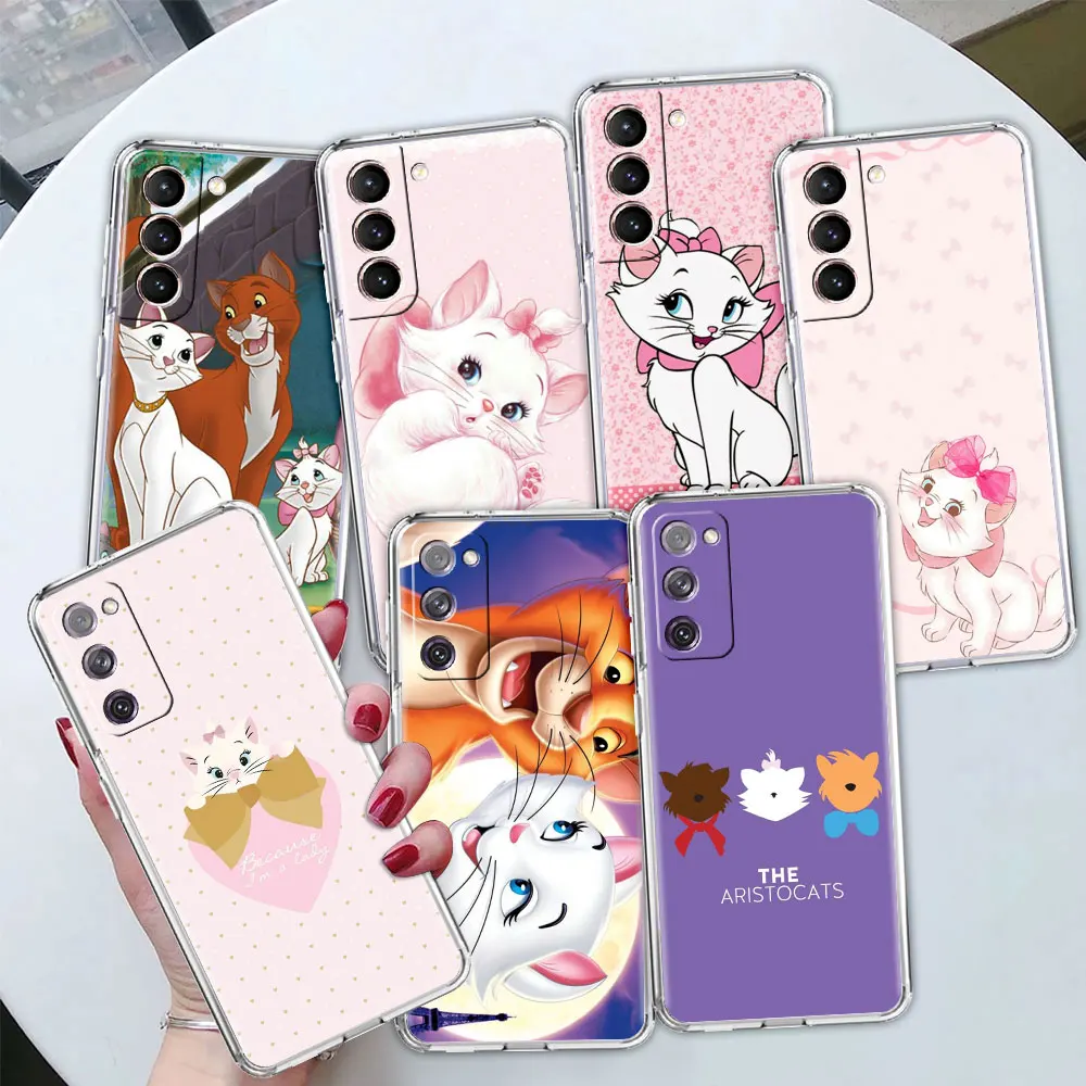 

Disney The Aristocats Clear Case for Samsung Galaxy S20 FE S21 Ultra S10 S9 Plus Transparent Soft Phone Shell Luxury Cover