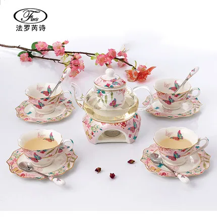 Европейский бытовой чайный набор Керамическая свеча нагрев густое стекло