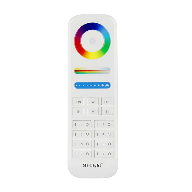 Mi. Светильник 9 Вт RGB+ CCT светодиодный вниз светильник с регулируемой яркостью с драйвером FUT061+ Wi-Fi, WL-Box1+ 2,4G Беспроводной RF 4-Зона RGB+ CCT сенсорный пульт дистанционного управления