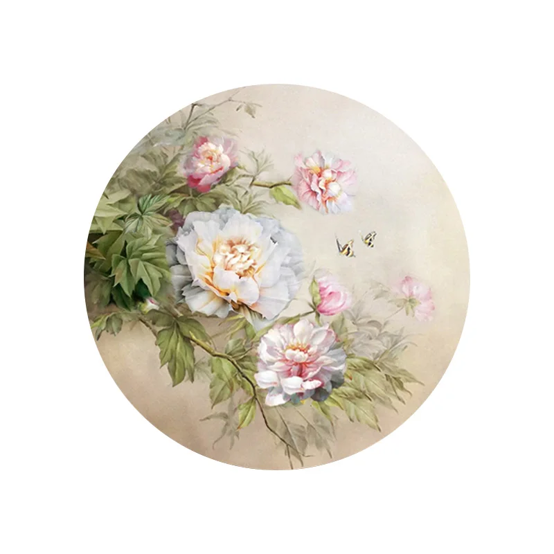 

Diamond Painting New Full Diamond round Peony Living Room Background Wall Flower Sea Cross Stitch Handmade 2021 Small