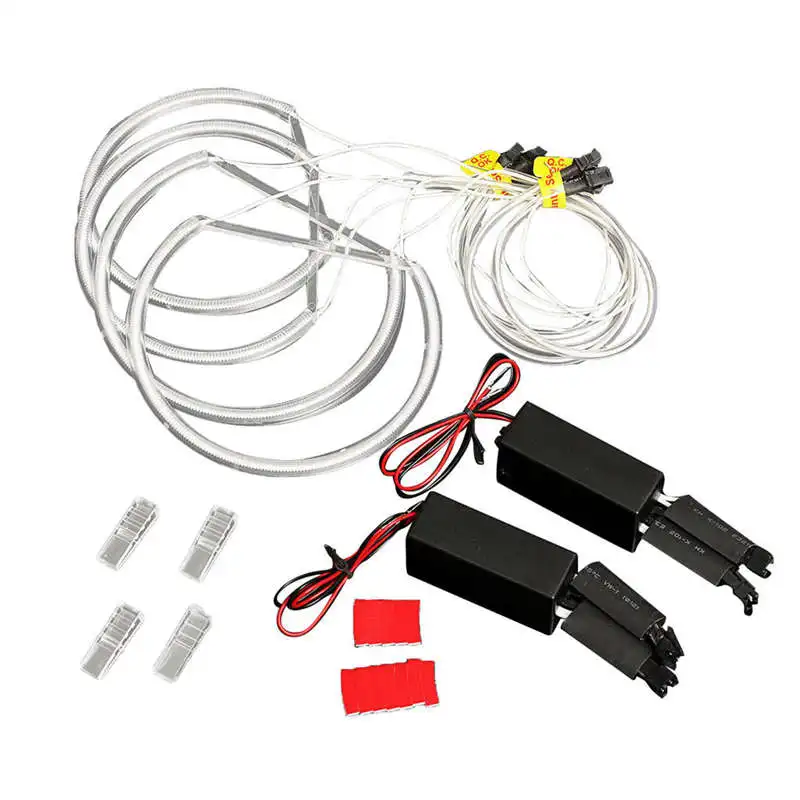 4x Ccfl ангельский глаз Halo Led Ring светильник White без проектора для Bmw E46 3 серии