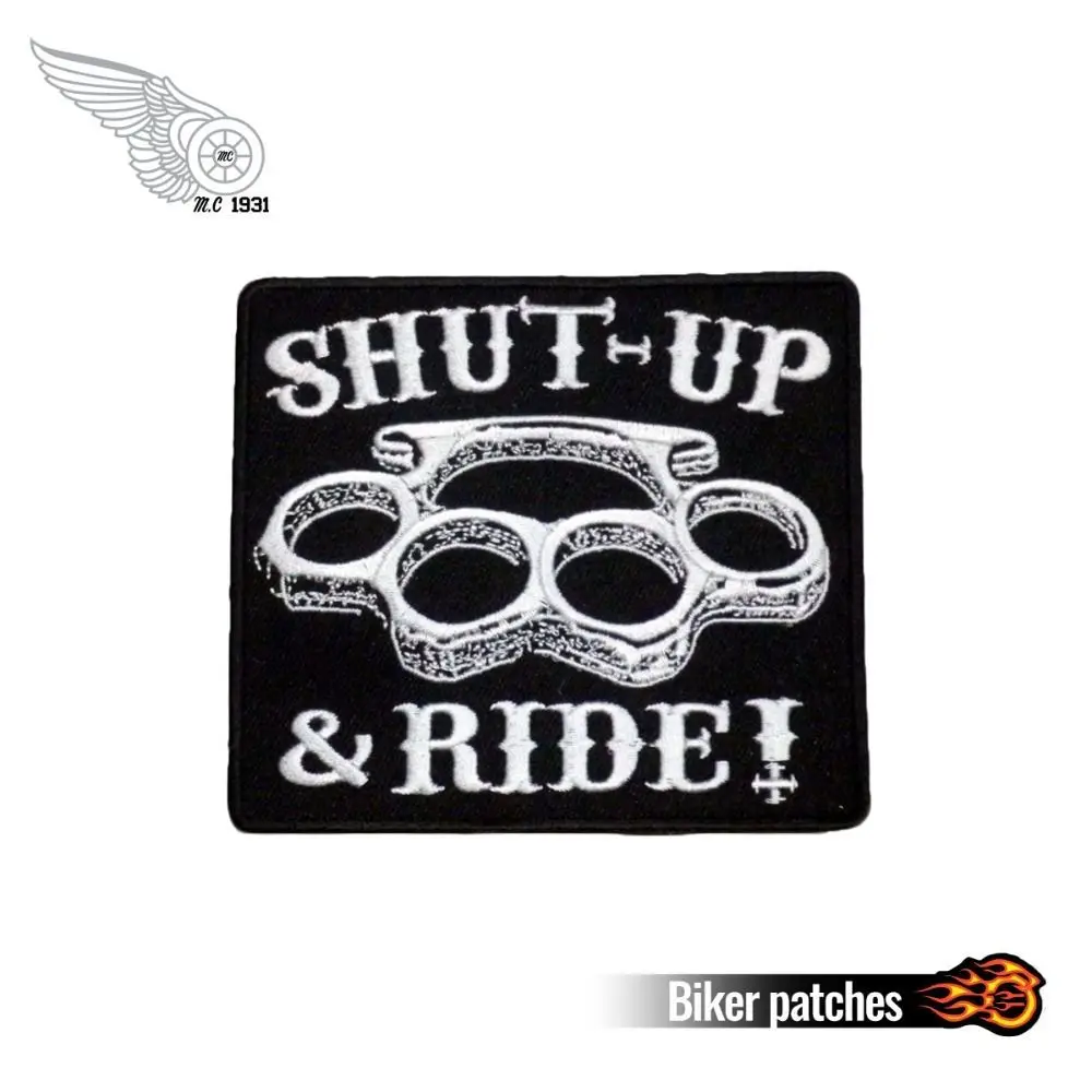 Патч для езды на мотоцикле с вышивкой наклейка утюгом куртки передней