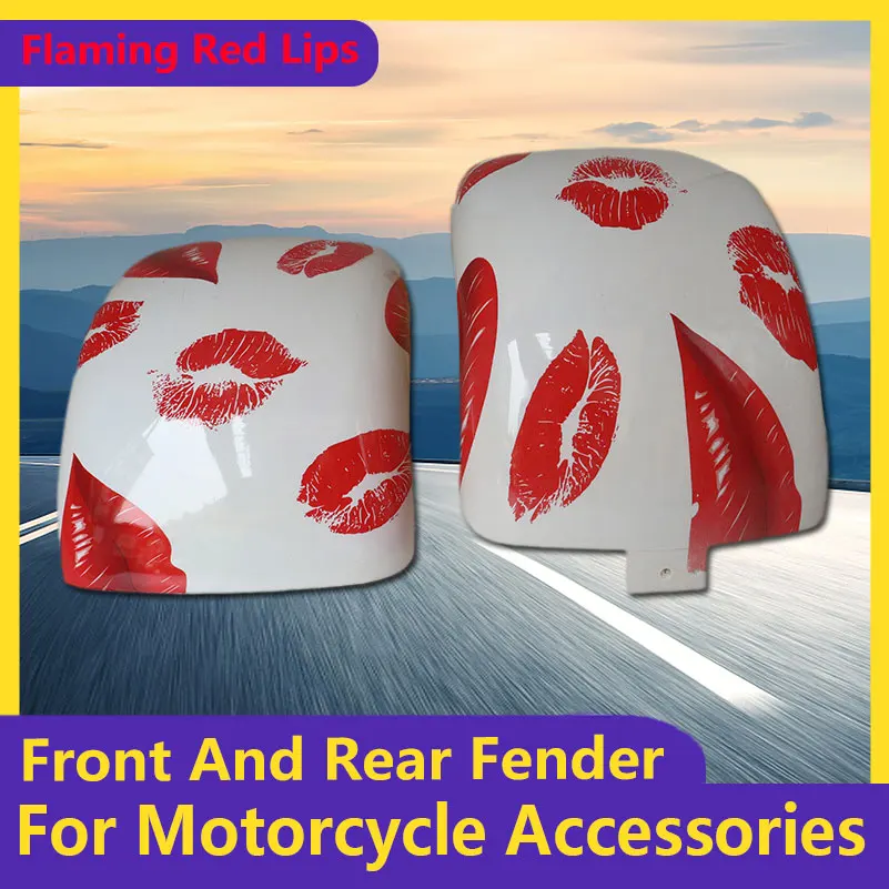

Flaming Red Lips For Citycoco Electric Scooter Plastic Parts Citycoco Fender Shell Flaps Front and Rear Fender Mudguards