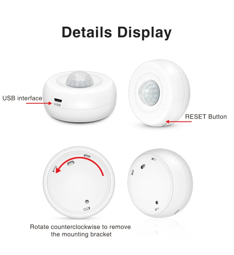

Tuya Motion Sensor Smart Human Body Sensor Body Movement Wireless No Hub Required Work With Google Alexa Home Assistant