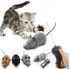 Мышь игрушечная Беспроводная RC мышки для котов игрушки пульт дистанционного управления ложная мышь Новинка RC кошка забавная игровая мышь игрушки пульт дистанционного управления творческий для кошек