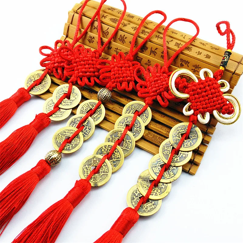 

China's Jiewudi Copper Money Hanging Ethnic Wind Automobile Parts Home Jewelry Town House