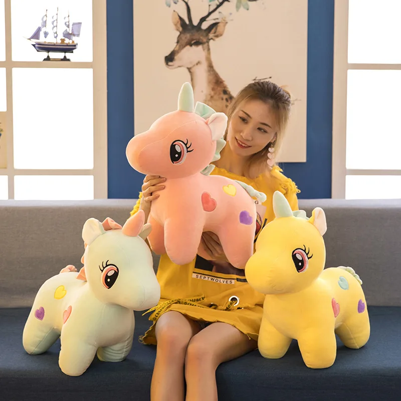 

Size 20-55cm Unicorn Plush Toy Soft Stuffed Rainbow Unicorn Doll Animal Horse Toy High Quality Gifts for Children Baby Girls Boy