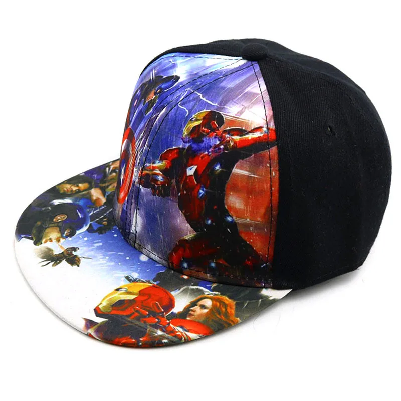 Бейсболка для мальчиков с героями мультфильмов Кепка Капитана Америка бейсболка