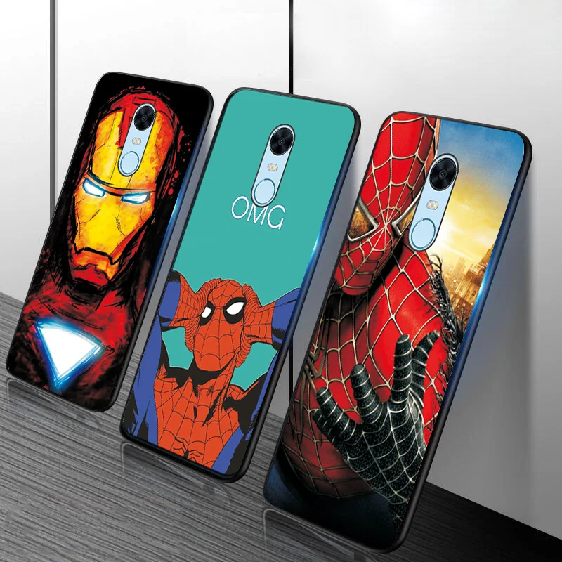 Для huawei Nova 2 2i 3 3i 3e 4e чехол Marvel Капитан Человек-паук чехол для телефона для huawei mate 10 mate 20 Lite Pro Черная задняя крышка из ТПУ