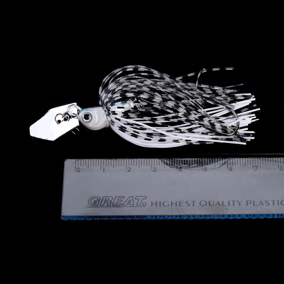 WALK FISH 13 г рыболовный Спиннер приманка с силиконовой юбкой металлическая джиг для