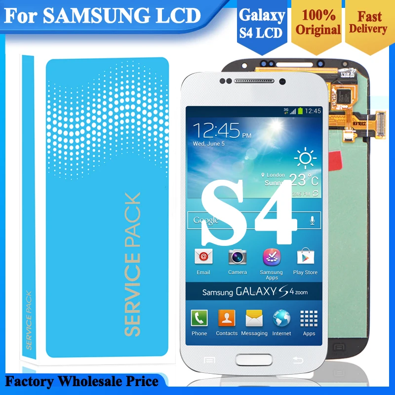 Оригинальный SUPER AMOLED ЖК-дисплей с рамкой для SAMSUNG Galaxy S4 GT-i9505 i9500 i9505 i9506 i337 сенсорный