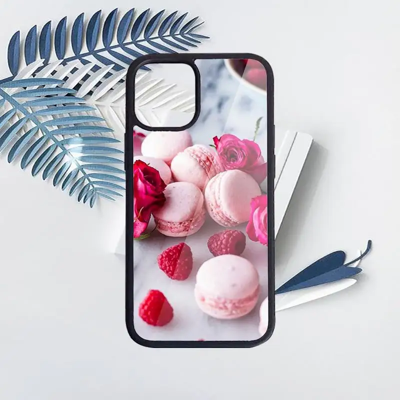 

Macarons cute food cake Phone Case PC for iPhone 11 12 pro XS MAX 8 7 6 6S Plus X 5S SE 2020 XR