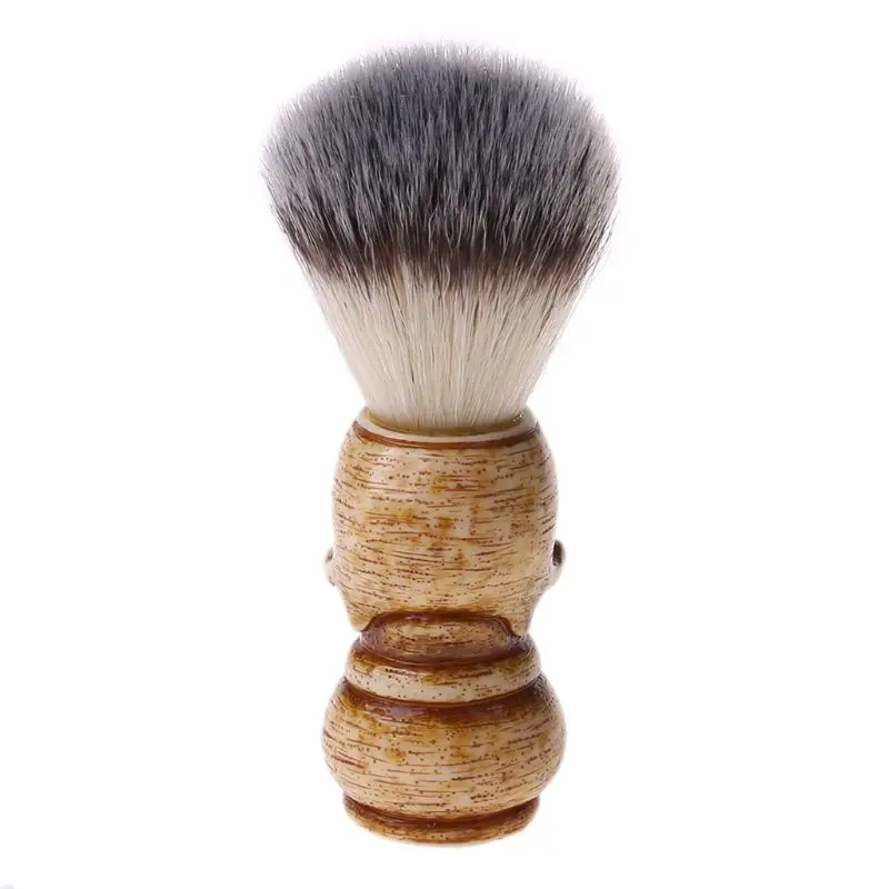 

Shaving Brush Badger Bristle Hair Skull Hand Made Wooden Handle -Men's Gift