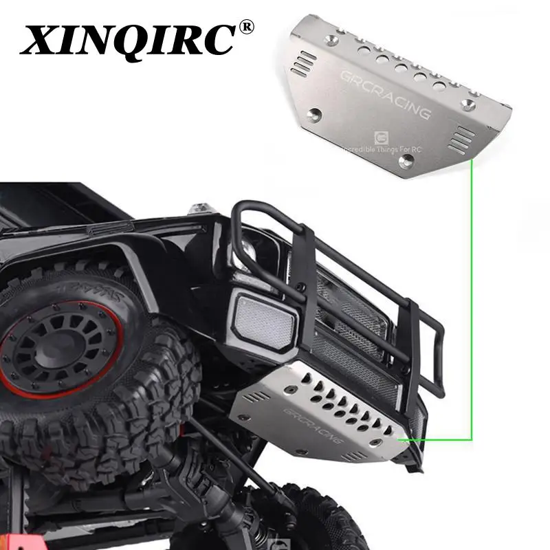 Нержавеющая сталь шасси бронированного ось защитная пластина для 1 / 10 RC