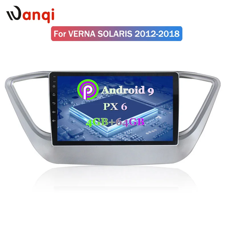 Горячая продажа 9 дюймов Android 0 автомобильный Dvd Gps плеер для hyundai Verna 2017