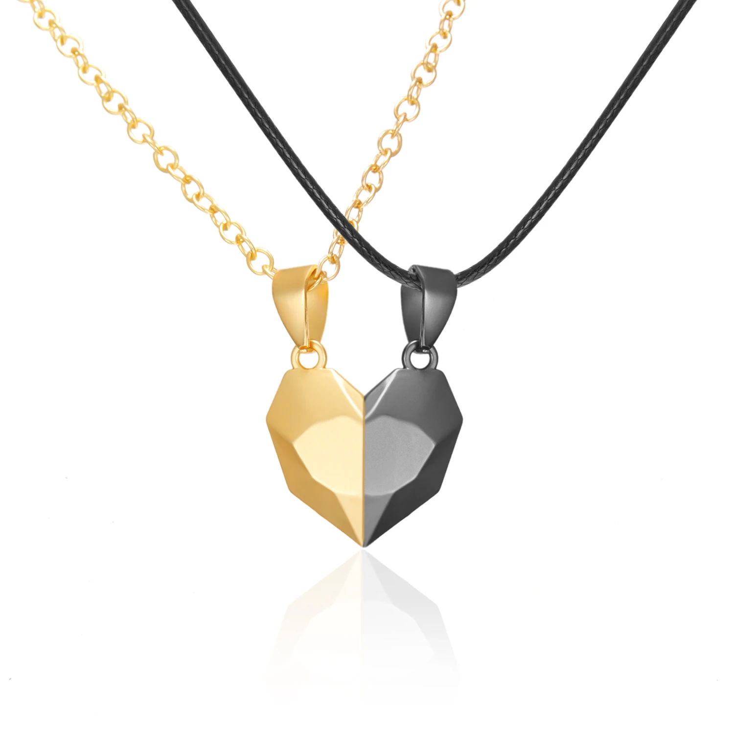 Ожерелье-чокер с подвеской в виде сердца для мужчин и женщин