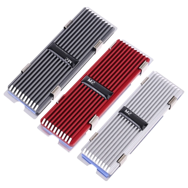 M.2 SSD NVMe теплоотвод радиатор M2 2280 жесткий диск алюминиевый с термопанелью для PCIe