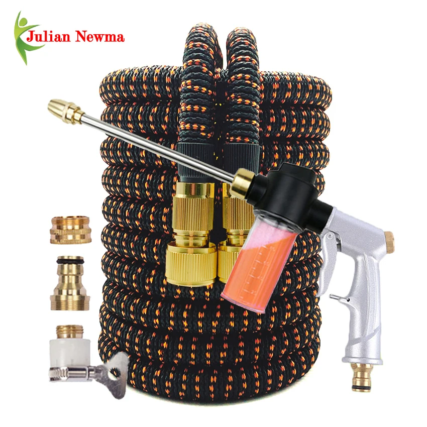 Гибкий шланг для полива из пеноматериала 25 125FT металлический пистолет