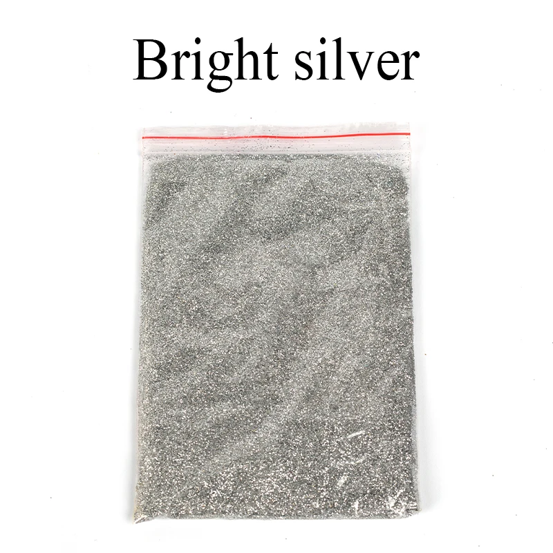 50g/100g Bright Silver Glitter Powder Pigment Coating Paint Powder for Paint Nail Decoration Automotive Art Crafts