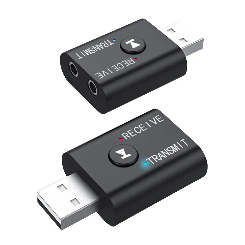 Bluetooth 5 0 аудио приемник передатчик мини стерео AUX RCA USB 3 мм разъем для ТВ ПК