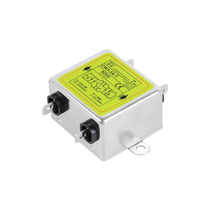 

Однофазный AC 115V 230V очистка EMI источник питания фильтр Тип вставки CW3-3A-T 6A 10A 20A 30A