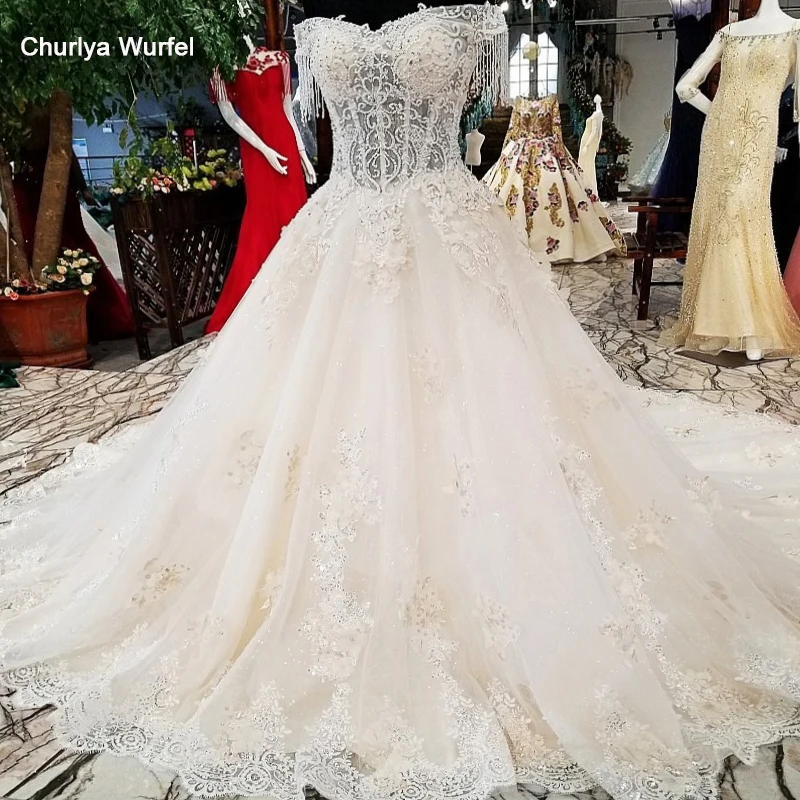 LS01254 свадебное платьеблестящее платье из слоновой кости с блеском браслетом