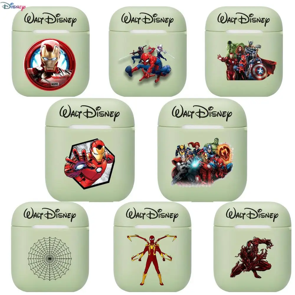 

2021 Disney new Marvel authentic Soft Silicone Cases For Apple Airpods 1/2 Protective Case Bluetooth Wireless Earphone Cover For