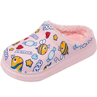 winter 2021 indoor shoes kids boys girls slippers outdoor clogs for children baby toddlers size 1920 2122 2324 2526 2728