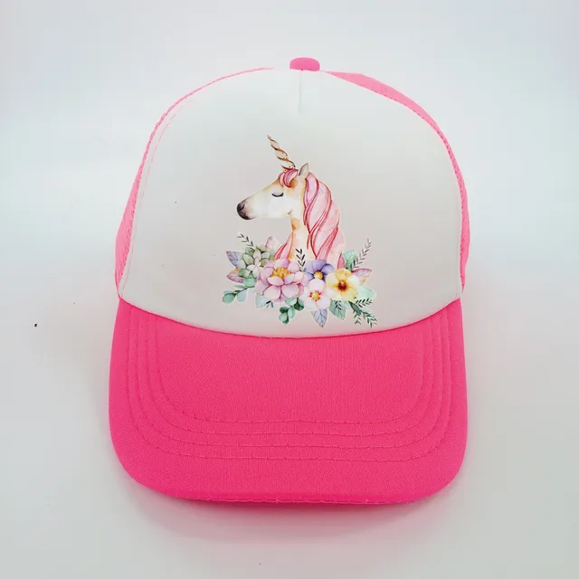 baby girl unicorn hat cap accessories for 2-8 year girls unicorn rainbow baseball cap casquette summer sun truck hat for kids 5