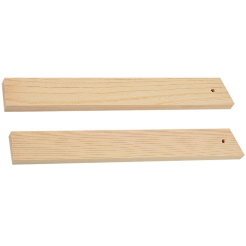 

2 Pcs Jewelry Display Tray Pendant Earrings Rings Display Blocks Solid Wood Jewelry Display Holder