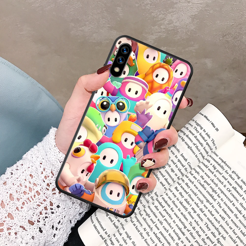 

Cartoon fall guy Ultimate Knockout Phone Case For Huawei Honor 6A 7A 7C 8 8A 8X 9 9X 10 10i 20 Lite Pro Play black Bumper Pretty