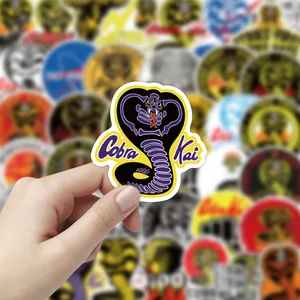103050pcs classic tv show cobra kai graffiti stickers diy snowboard laptop luggage guitar car funny decals sticker kids toys free global shipping