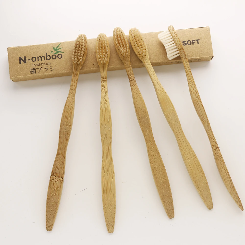5 шт./упаковка бамбуковые зубные щётки | Красота и здоровье