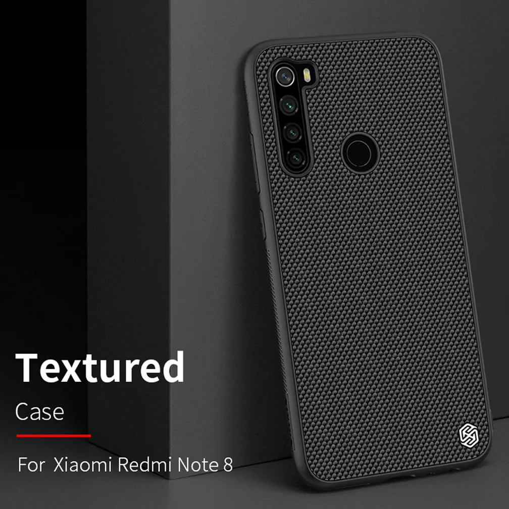 Для Xiaomi Redmi Note 8 NILLKIN текстурированное нейлоновое волокно прочный нескользящий тонкий и светильник задняя крышка для Xiaomi Redmi Note 8 Pro Чехол