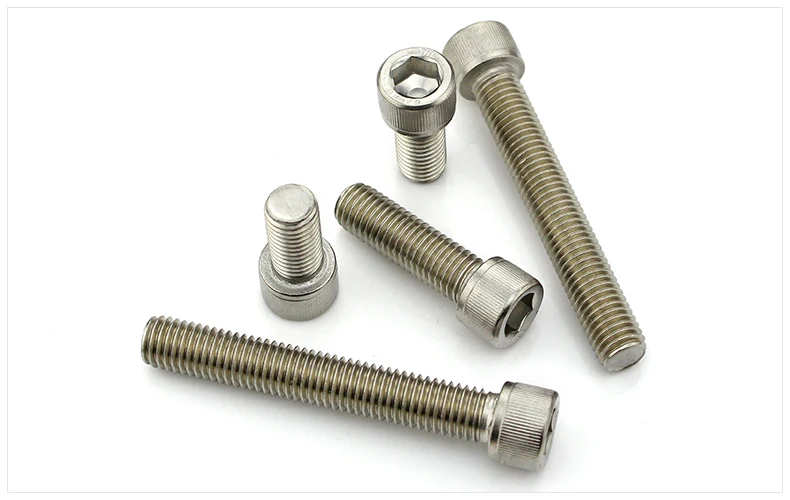 304 Stainless Steel hexagonal Socket Head Cap Screw DIN912 Cheese Hex Bolt M4 M5 M6 10PCS | Обустройство дома