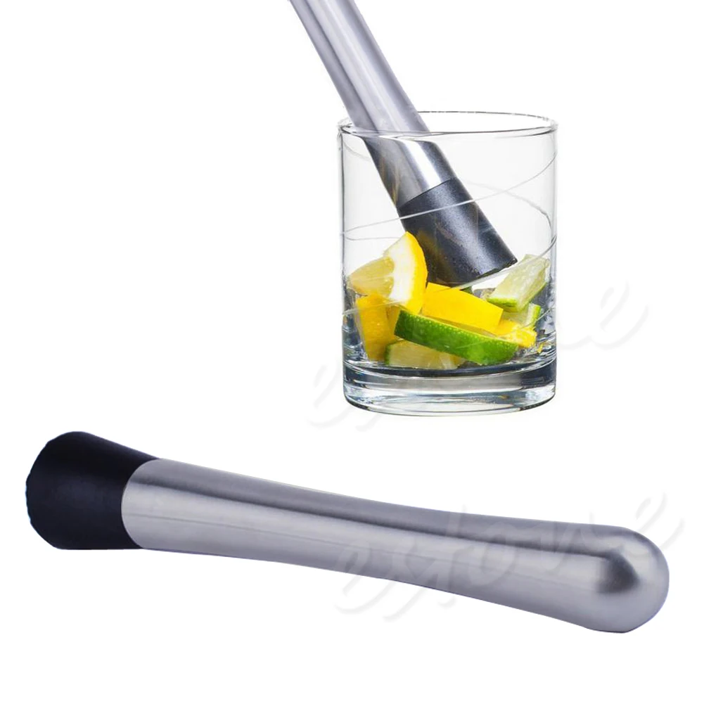 

DIY Drink Mojito Cocktail Cocktail Muddler Stainless Steel Bar Mixer Barware-P101