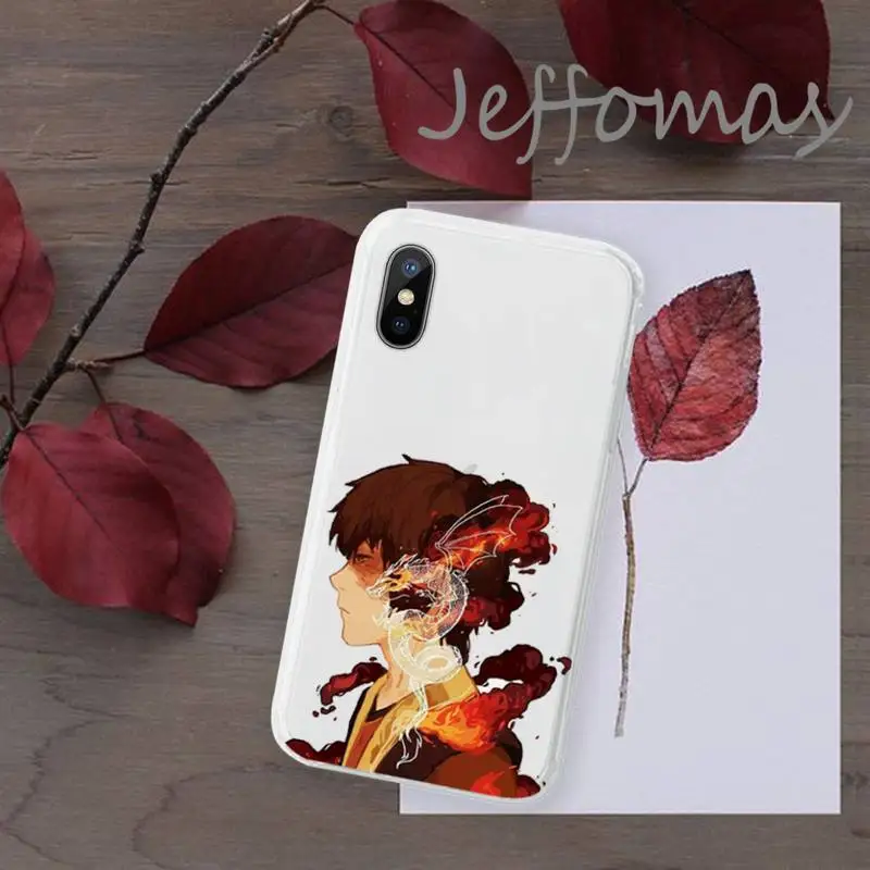 

Avatar the Last Airbender Phone Case Transparent for iPhone 11 12 mini pro XS MAX 8 7 6 6S Plus X 5S SE 2020 XR
