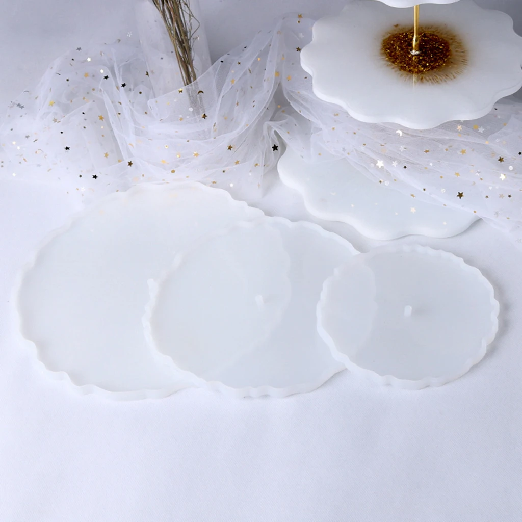 

DIY формы для подноса из смолы, 3 уровня, фотолитье, инструмент для литья с фотоэлементами