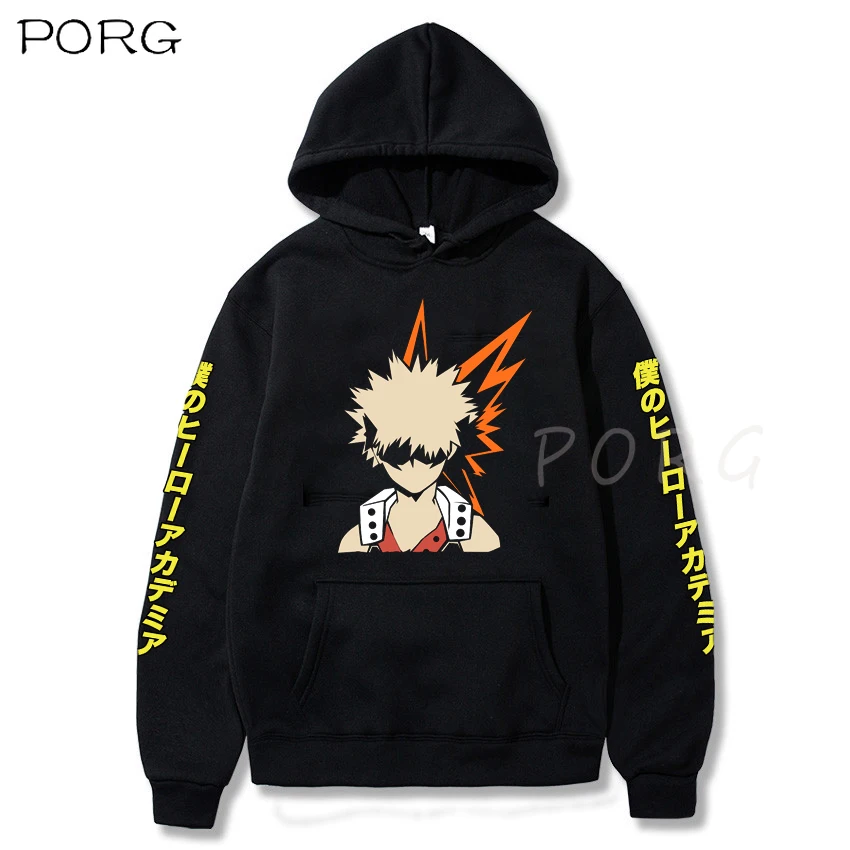Толстовки с капюшоном My Hero моя геройская академия Мужская кавайная толстовка из